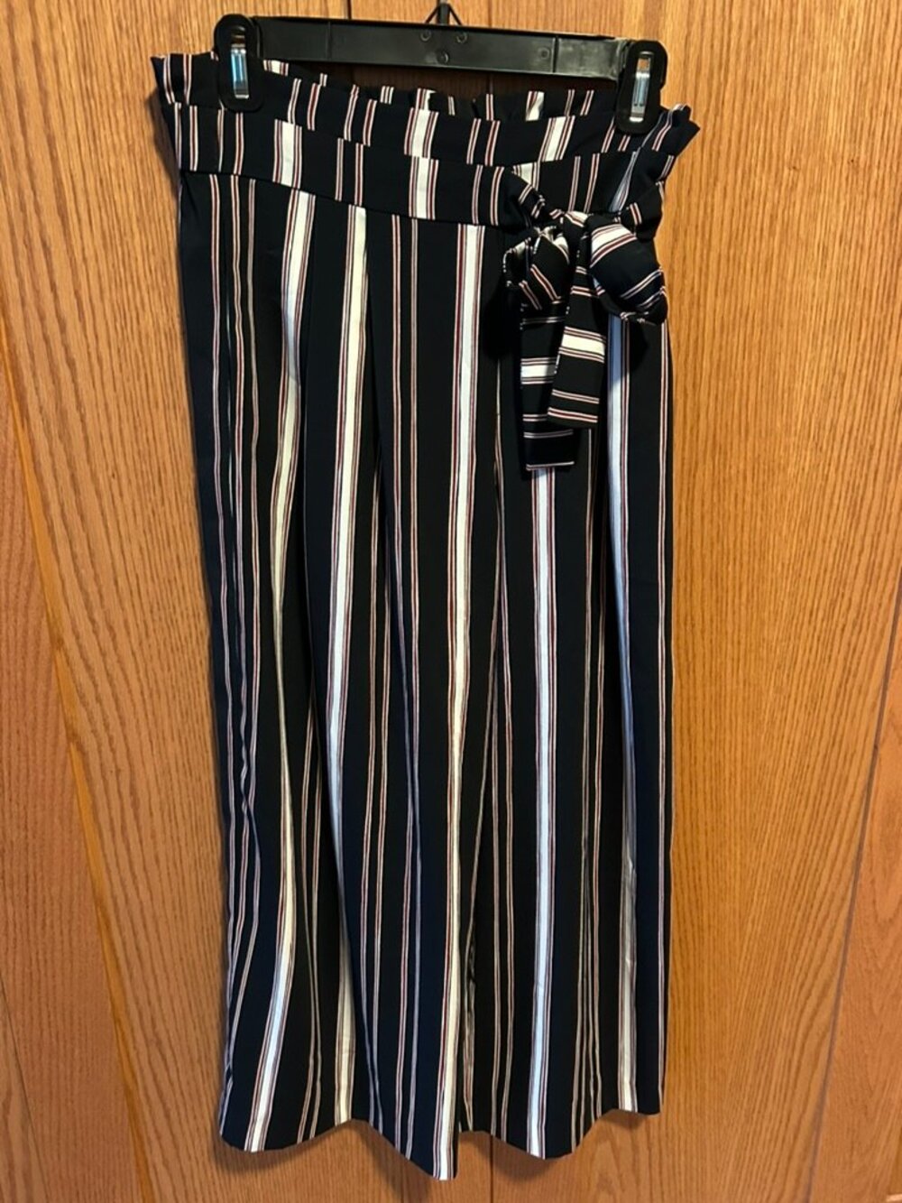 Zara Pinstipe Wide Leg Pant
